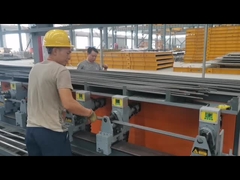 180 Grad automatische Rebar-Bieger-Stahlstangen-verbiegende Mitte-Maschine 4m 6m 9m