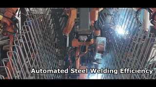 Brücke zur automatisierten Schweißproduktionslinie