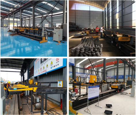 Automatische Rebar-verbiegende Maschine PLC-Steuerung 5KW/H Stahlstange CNC