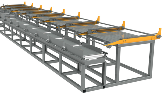 Innovative Breite 500mm automatische Rebar-Scherlinie Maschine 100m/Min