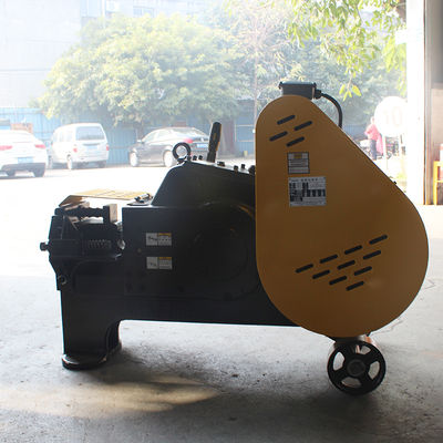 kaufen Manuelle elektrische Stahlstahlstahlschneider 6-50mm 380V 3KW Hochgeschwindigkeits-Rebar-Schneidemaschine online manufacture