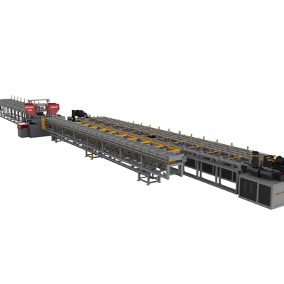 ISO9001 56kw CNC-Stahl- Stange sah Scher-Cuttin-Linie Maschine 50m/Min