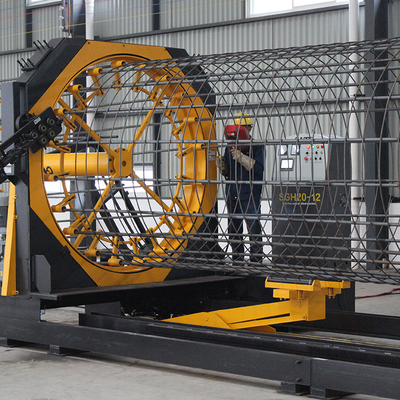 kaufen 2200mm CNC-Käfig, der Maschine PLC-Steuerrollen-Käfig-Schweißgerät herstellt online manufacture