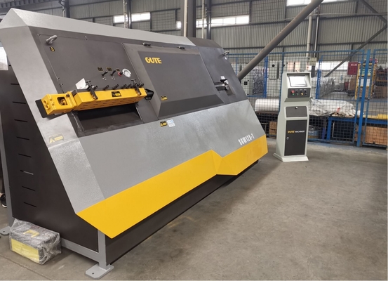 GUTE CNC-Stahlstangen-Steigbügel-verbiegende Maschine PLC-Steuerdraht-Geraderichten