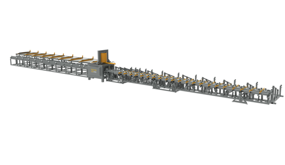 Guter Preis Hydraulische automatische scherende Linie Maschine 30m×5m×3m CNC Online